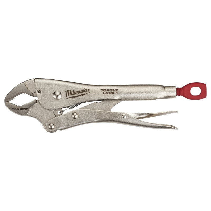Milwaukee Torque Lock 48-22-3610 Locking Plier, 10.2 in OAL, 1-7/8 in Jaw Opening, Ergonomic Handle, 19/32 in W Jaw