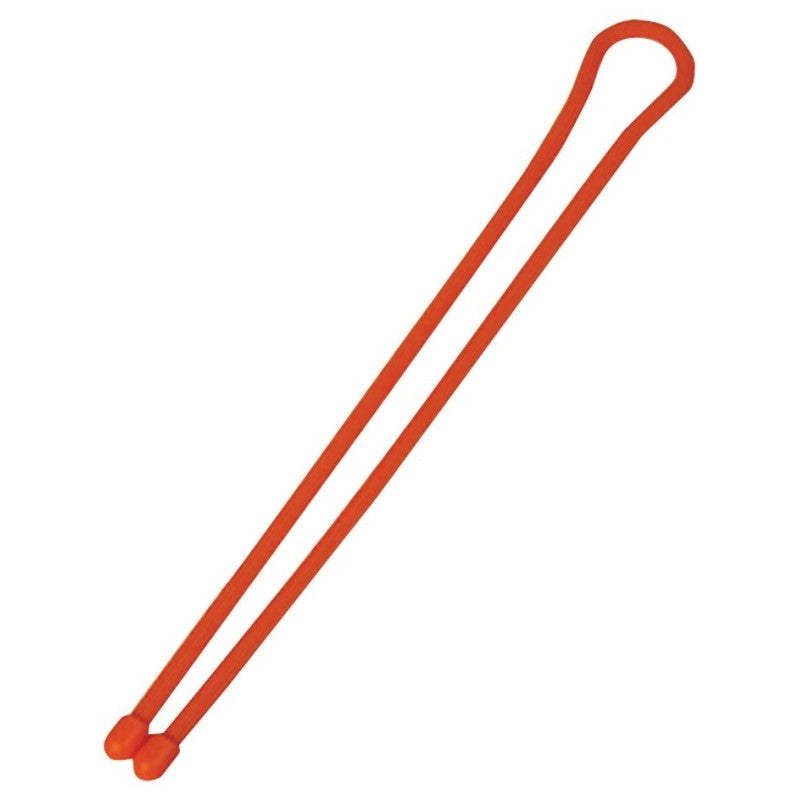 Gear Tie GT12-2PK-31 Twist Tie, Rubber, Bright Orange, 12 in L, 2/PK