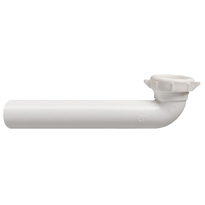 Plumb Pak PP101W Waste Arm, 1-1/2 in, Slip, Plastic, White