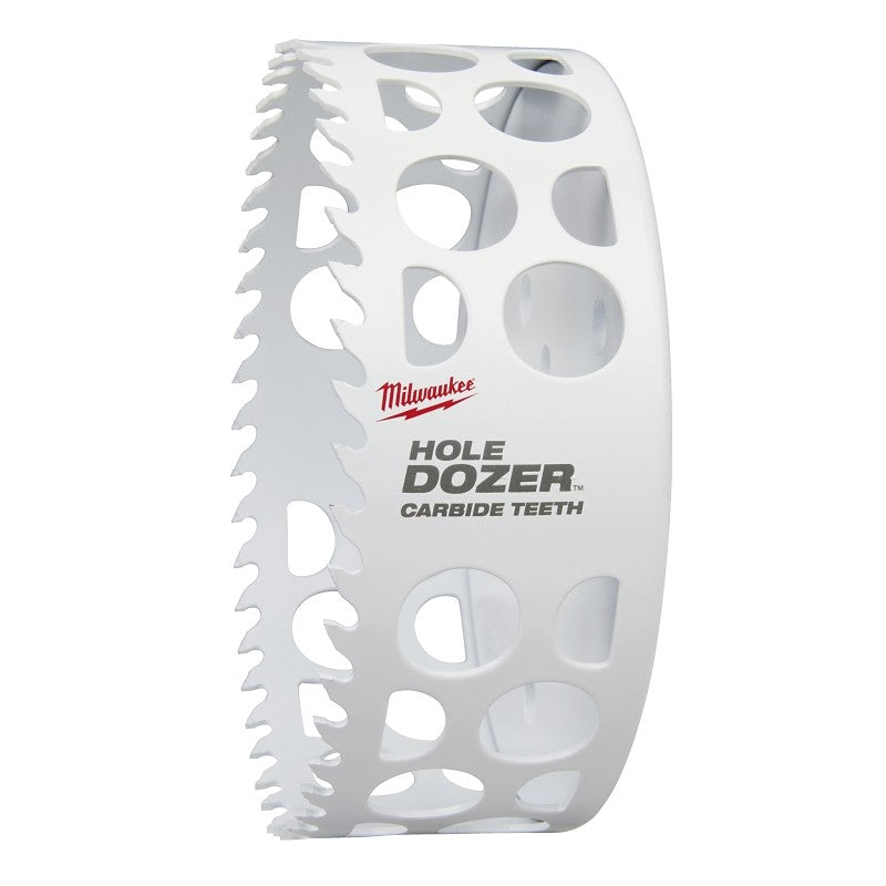 Milwaukee 49-56-0748 Hole Dozer, 5 in Dia, 1.62 in D Cutting, 4 TPI, Carbide Cutting Edge