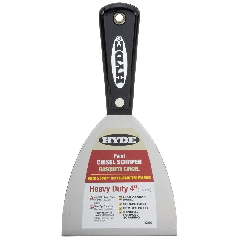 Hyde 02600 Chisel Scraper, Nylon Handle