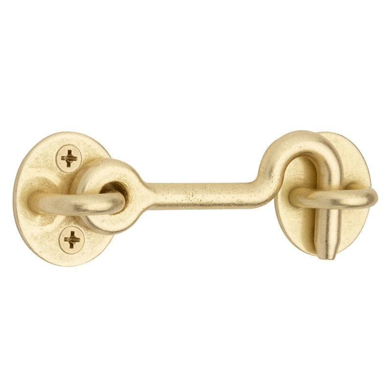 National Hardware N700-154 Privacy Hook, 4 in, Steel, Brushed Gold