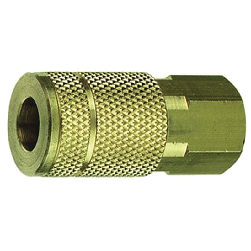 Tru-Flate 13-613 Coupler, 3/8 in, FNPT, Steel