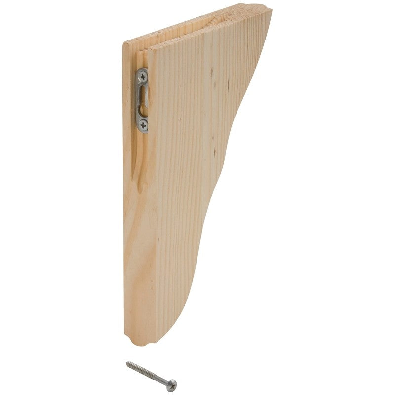 Waddell 1355 Keyhole Corbel, Pine Wood (Pack of 20)