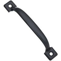 Storm And Screen Door Pull 4-3/4 Inch Square Base Black