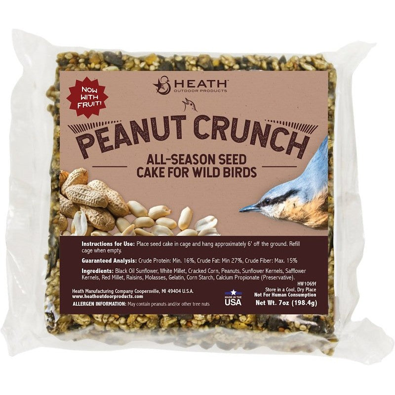 Heath SC-16 Seed Cake, Crunchy, Peanut, 20 oz
