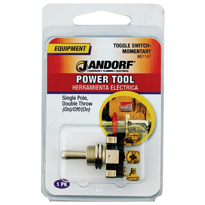 Jandorf 61147 Switch, 10/20 A, 125/250 V, SPDT, Screw Terminal