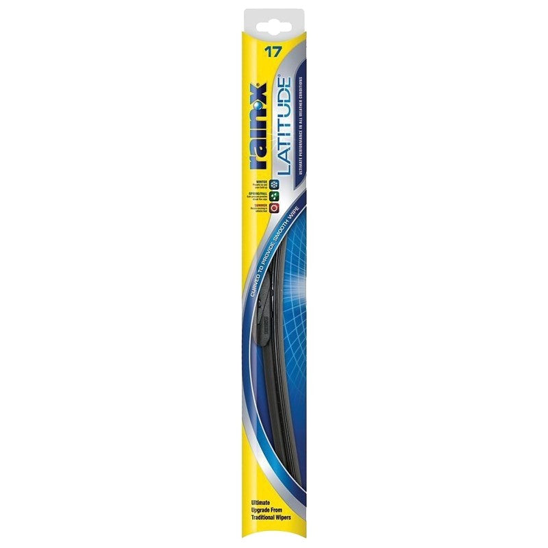 Rain-X Latitude 5079283-1/5079283 Winter Wiper Blade, 17 in, Curved Blade, Rubber