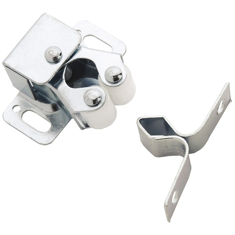 Amerock 1888373 Roller Catch, 1-1/4 in L x 1/2 in W x 1-1/16 in H Catches, Zinc, Polished Chrome