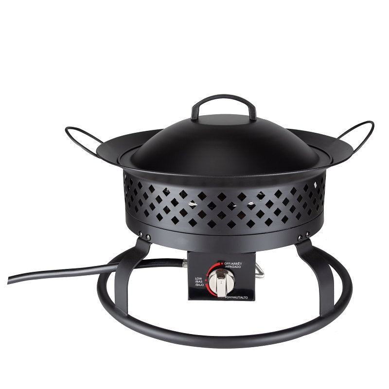 Seasonal Trends 50170/67805A Patio Fire Pit, 18-1/2 in OAW, Steel