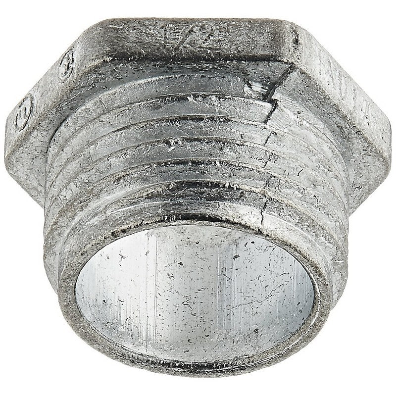 Halex 20701 Conduit Chase Nipple, 1/2 in Threaded, 1.02 in OD, Zinc, 2/BAG