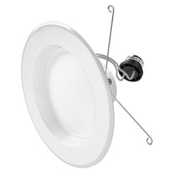 Feit Electric LEDR56B6WYCA Recessed Downlight, 10.2 W, 120 V, LED Lamp, White
