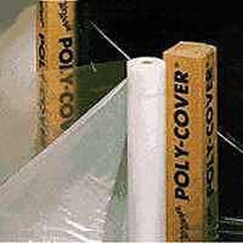 Warp's 6CH15 Poly Film, 6 mil Thick, 25 ft L, 15 ft W, Clear (Pack of 4)