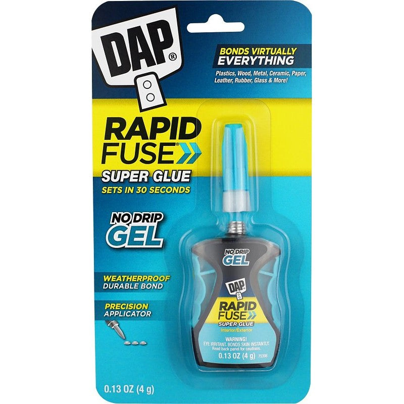 DAP RapidFuse 7079800179 Fast Curing Gel with Gel Control Applicator, Clear (Pack of 6)