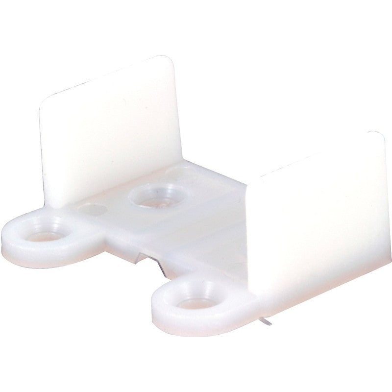 Prime-Line N 6565 Door Guide, Plastic, White, Floor Mounting