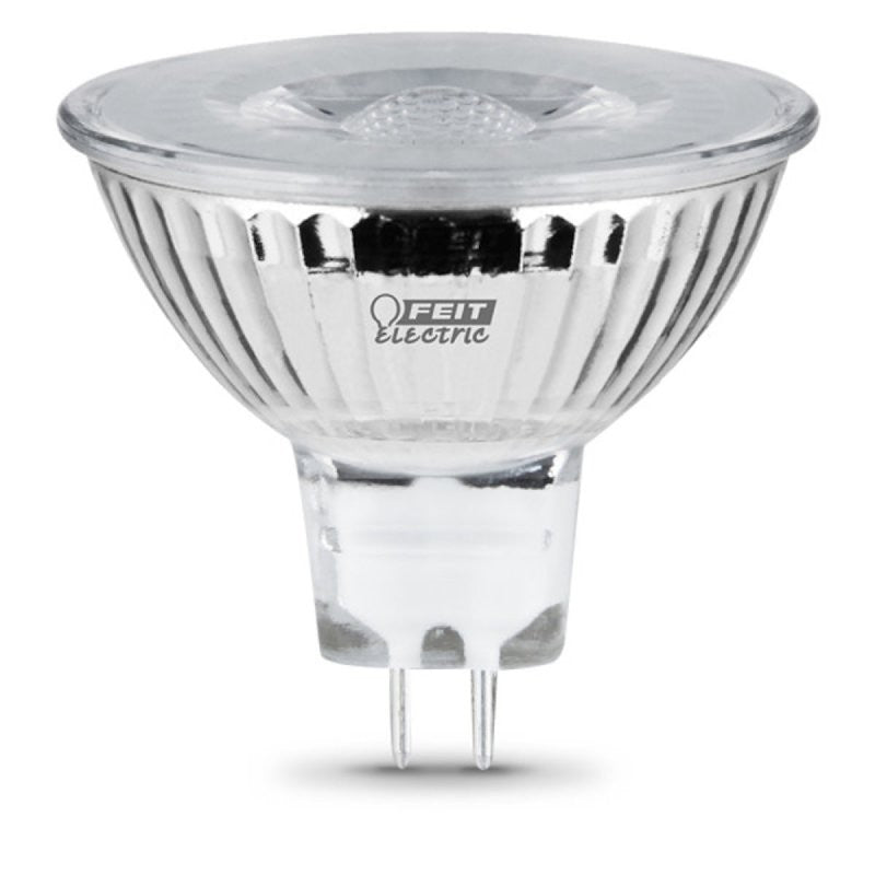 Feit Electric BPEXN/950CA/3 LED Bulb, 12 V, 500 Lumens, 6.6 W, MR16 Lamp, 50 W Equivalent, GU5.3 Lamp Base, 3/PK (Pack of 6)