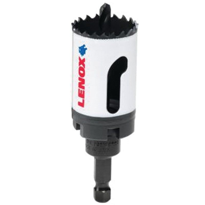 Lenox Speed Slot 1772727 Hole Saw, 1-3/8 in Dia, 1-9/16 in D Cutting, 1/4 in Arbor, HSS Cutting Edge