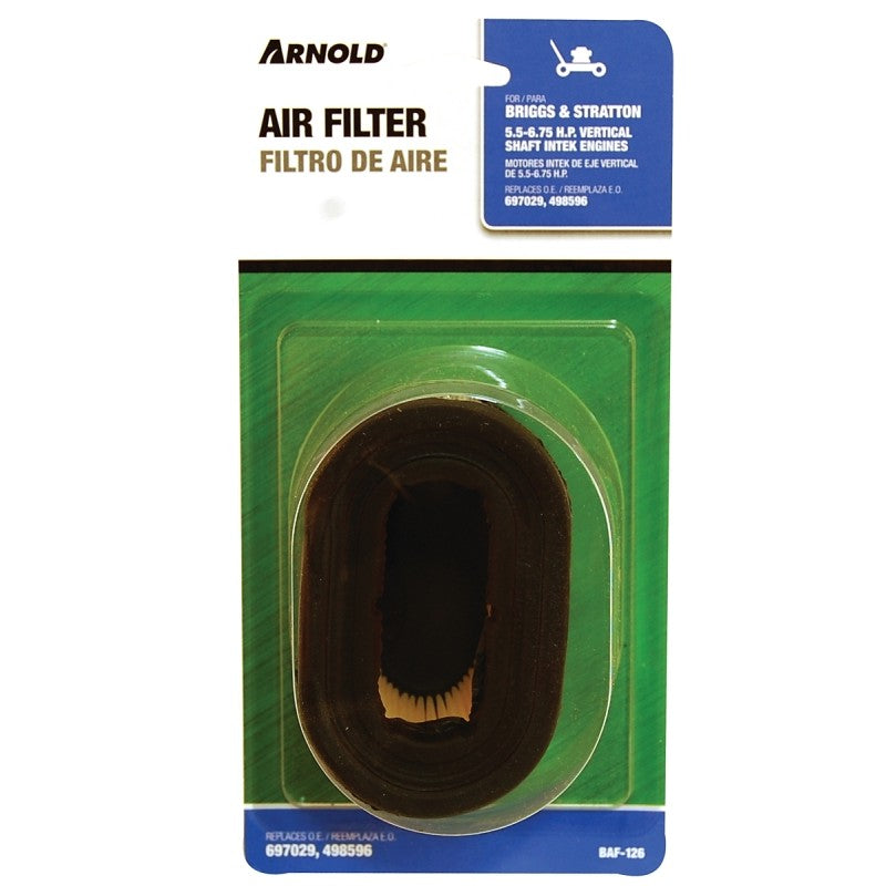 Arnold BAF-126 Replacement Air Filter, For: BRIGGS & STRATTON Intek 5.5 to 6.75 hp Vertical Shaft Engines