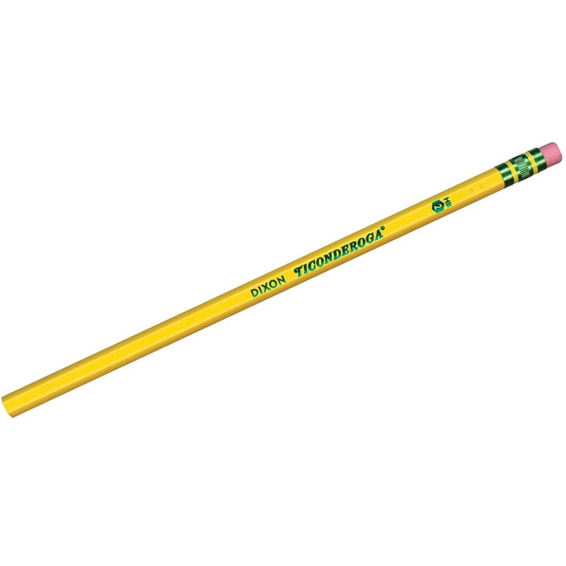 Ticonderoga 13882 Pencil, Soft Lead, Wood Barrel (Pack of 6)