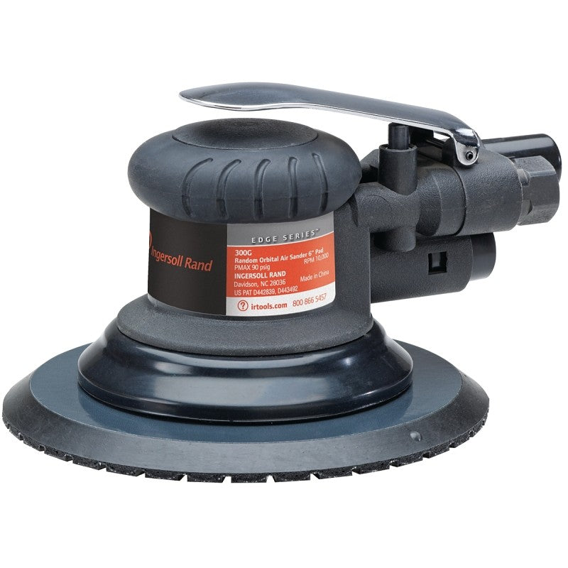 Ingersoll Rand 300G Air Sander, 6 in Pad/Disc, 15.5 cfm Air