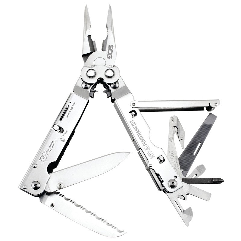 SOG POWERASSIST Series B66N-CP Multi-Tool with Blades