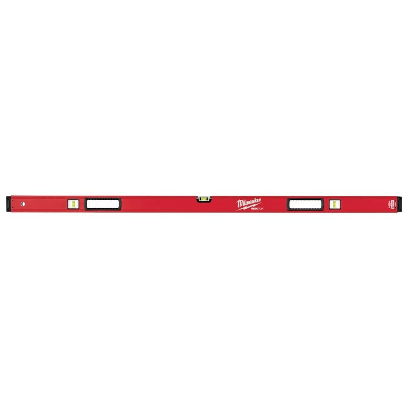 Milwaukee REDSTICK Series MLBX59 Beam Box Level, 59 in L, 3-Vial, Aluminum, Red
