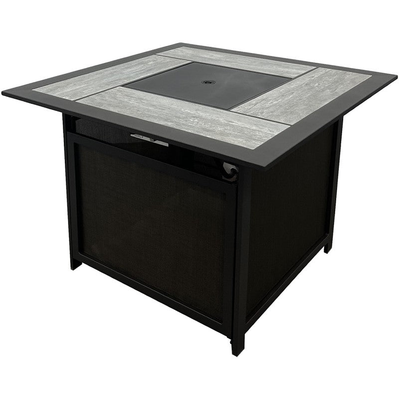 Seasonal Trends HTCS37GA Venice Fire Pit Table, 36.42 in OAW, 36.42 in OAD, 25.98 in OAH, Square, Propane Gas