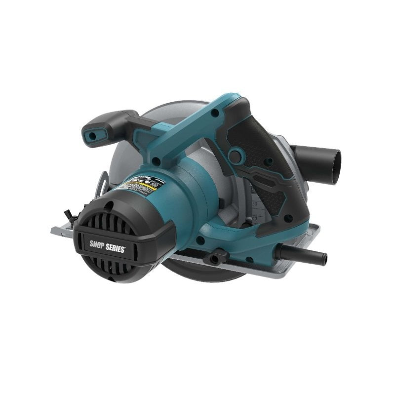 ShopSeries SS3404 Circular Saw, 12 A, 7-1/4 in Dia Blade, 1-3/4 in at 45 deg, 2-9/16 in 90 deg D Cutting, 45 deg Bevel