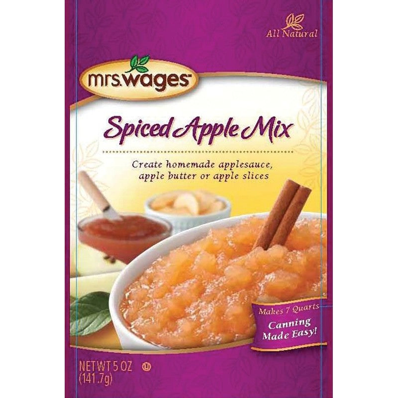 Mrs. Wages W800-J4425 Spiced Apple Mix Sauce, 5 oz Pouch