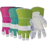 Grain Pigskin Leather Palm Ladies Gloves in Assorted Colors