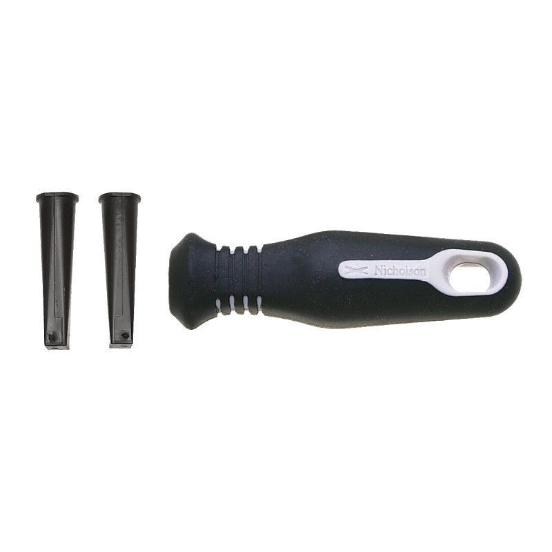 Crescent Nicholson 21474H/21474 File Handle with Inserts, 4-1/2 in L, Plastic