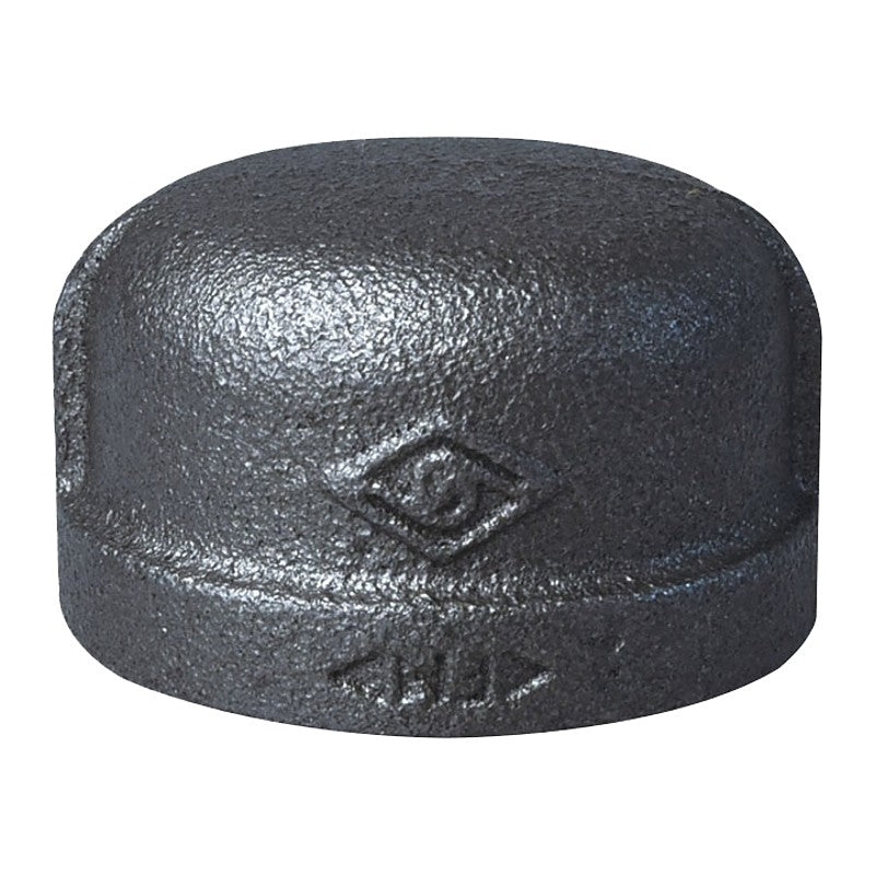 ProSource B300 32 Pipe Cap, 1-1/4 in, FIP, Malleable Iron, 40 Schedule, 300 psi Pressure