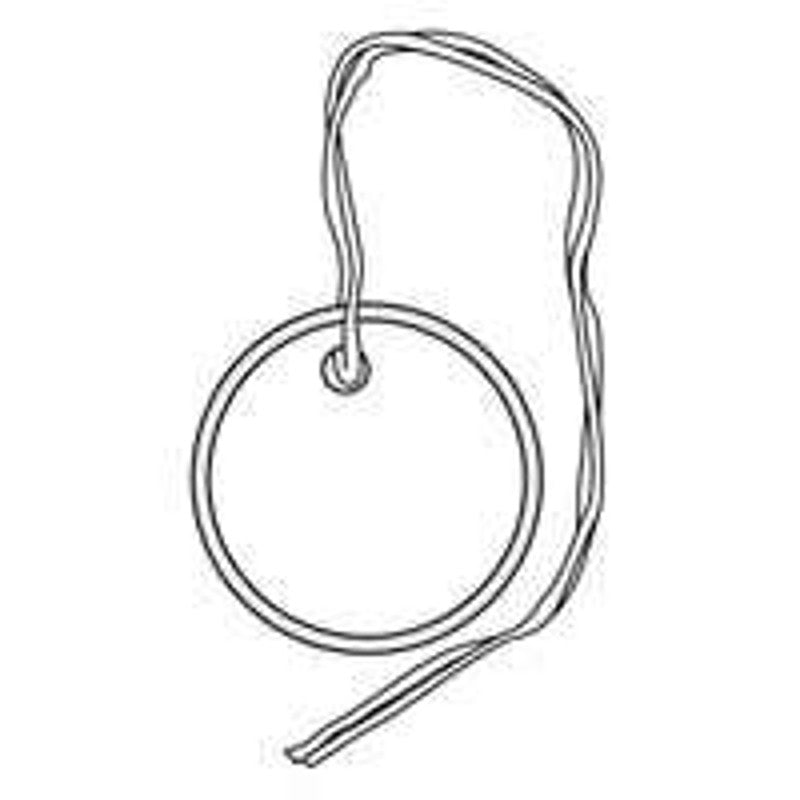 Hy-Ko KB145-250 Key Tag, 1-1/4 in Dia Dimensions, Paper