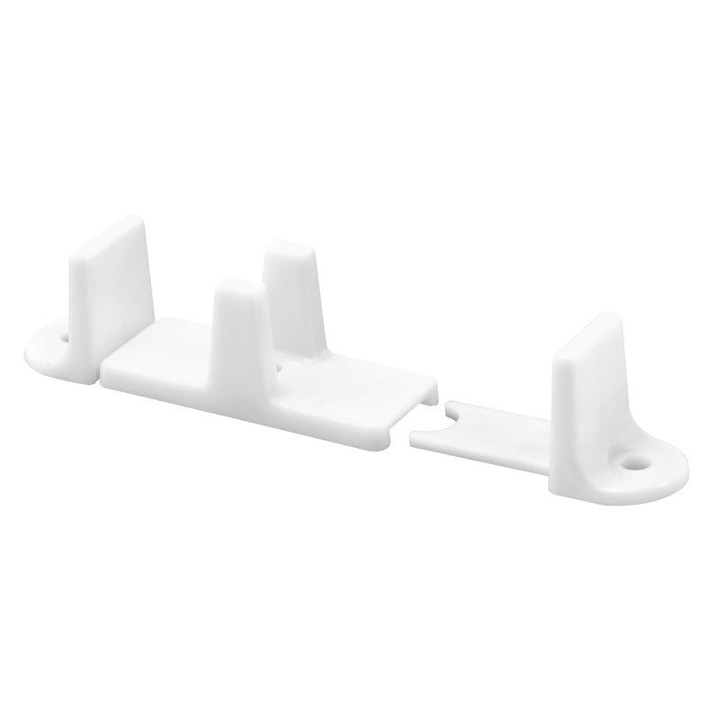 Prime-Line N 6760 Door Guide, Nylon/Plastic, White, Floor Mounting