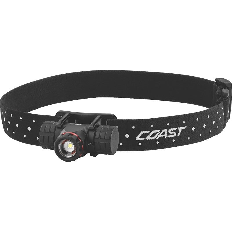 Coast XPH25R Headlamp, ZX310, CR123 Battery, Rechargeable, Zithion-X Battery, LED Lamp, Bulls Eye Spot, Flood Beam