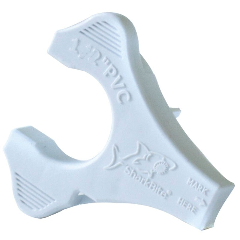 SharkBite UIP714A Gauge and Disconnect Clip, 1 in, PVC, White