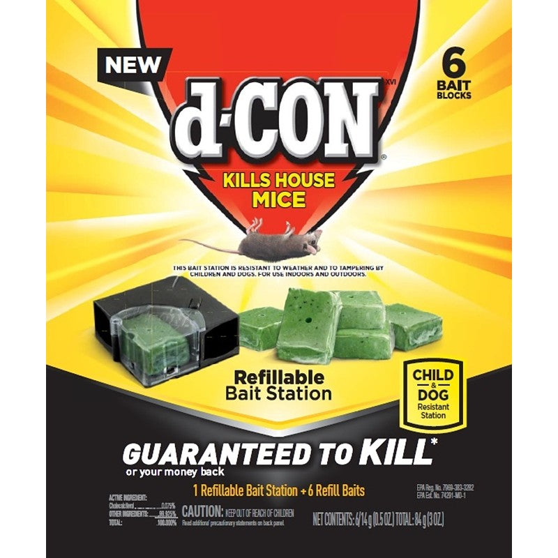 d-CON 98665 Refillable Bait Station, Solid