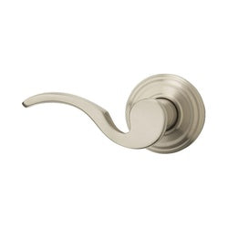 Left Dummy Lever Pull Satin Nickel