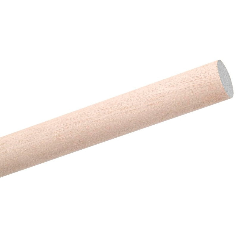 Waddell 6303UB Dowel Rod, 3/16 in Dia, 36 in L, Hardwood (Pack of 25)