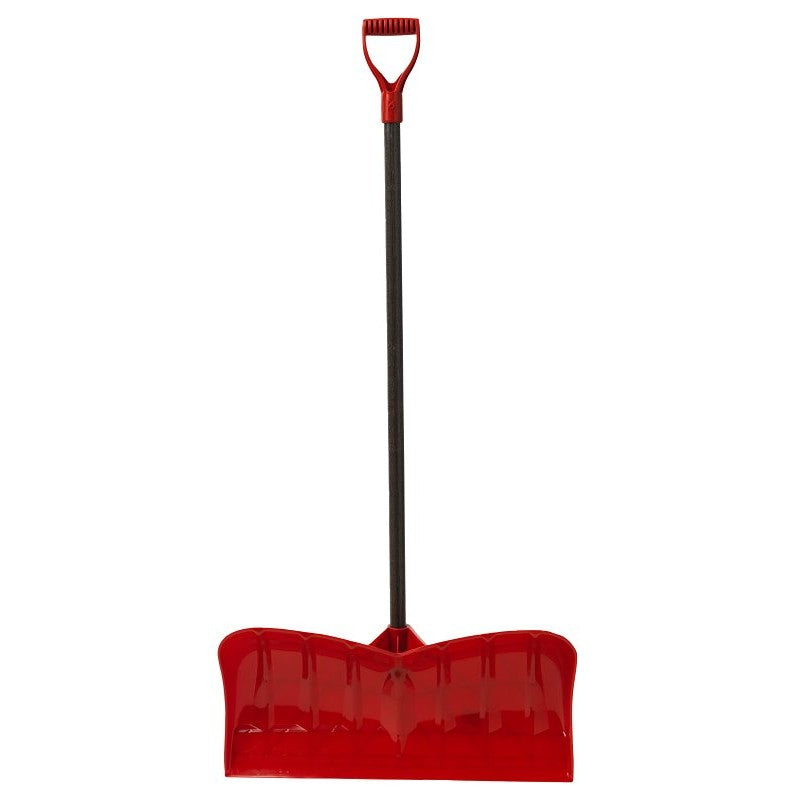 Garant NPP26KDU Snow Pusher, 26 in W Blade, Polyethylene Blade, Wood Handle, D-Shaped Handle, 46-1/4 in L Handle