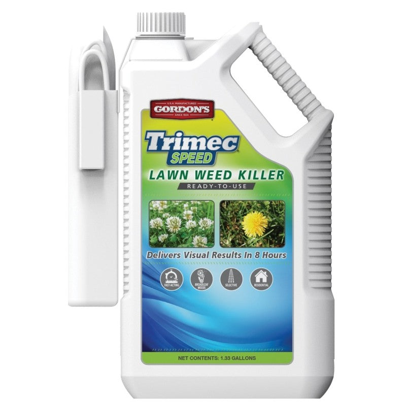 Trimec SPEED 8851072 Concentrated Lawn Weed Killer, Liquid, 1.33 gal Jug