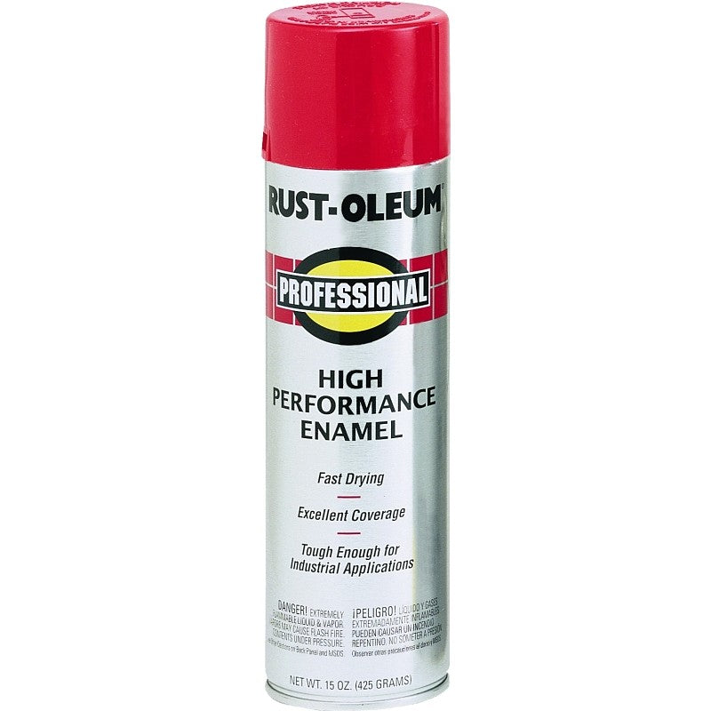 Rust-Oleum 7565838 Enamel Spray Paint, Gloss, Regal Red, 15 oz, Can