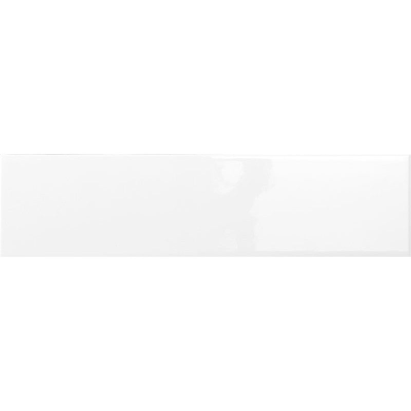 Emser Tile Catch Series F14CATCIC0416PV2 Ceramic Tile, 16 in L Tile, 4 in W Tile, Pressed Edge, Rectangular Pattern, Ice