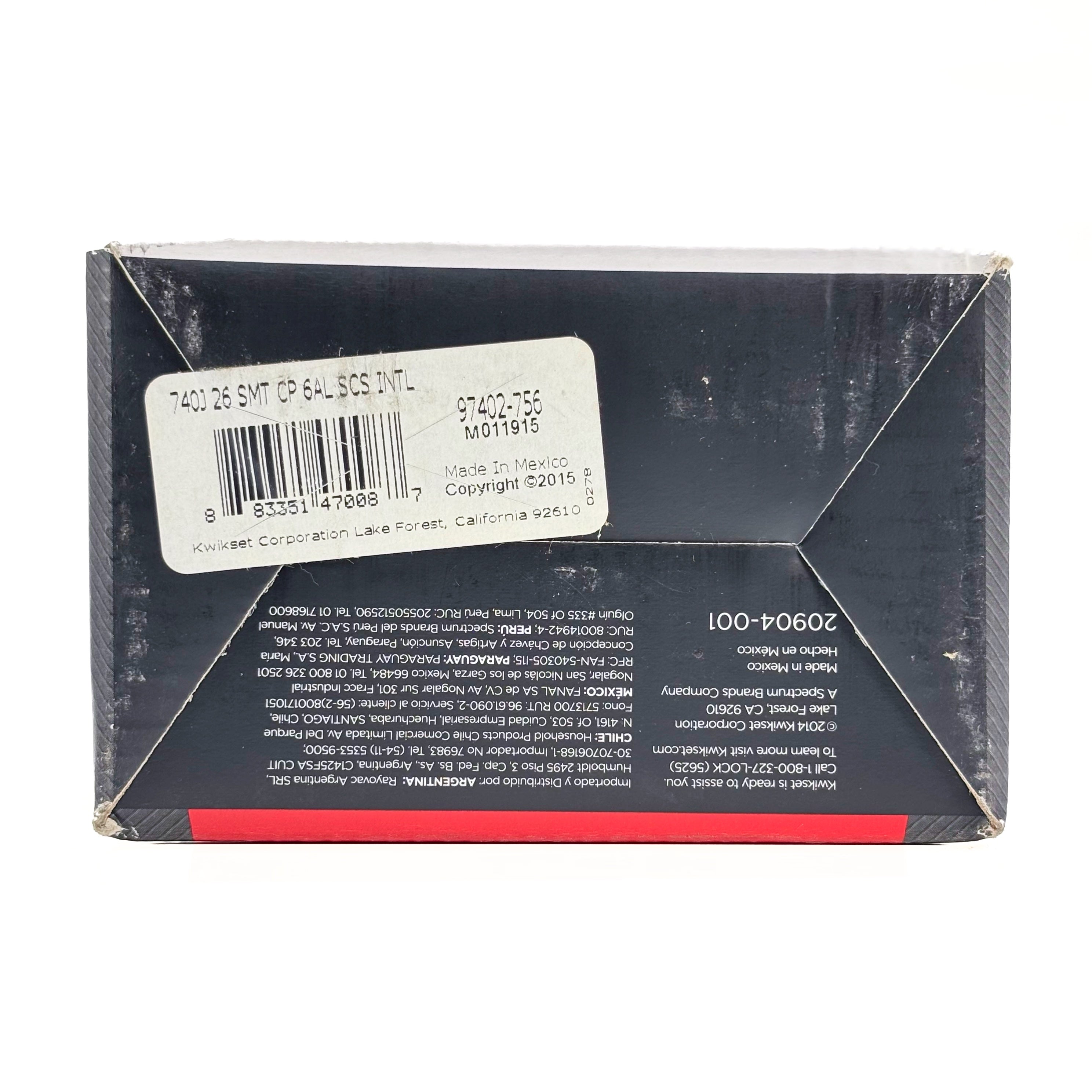 Keyed Entry Lockset Smartkey Polished Chrome