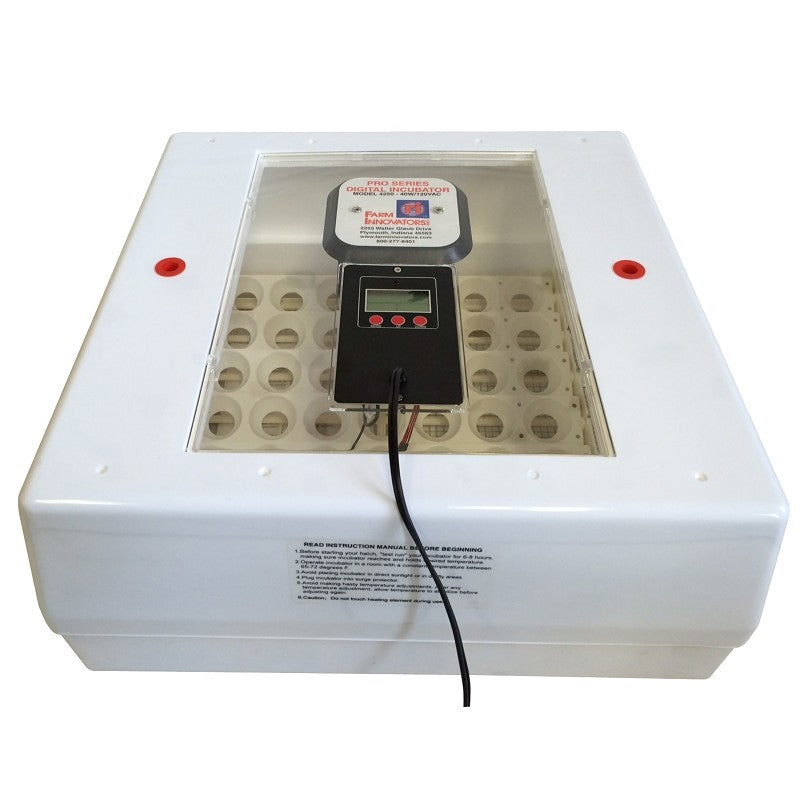 Farm Innovators Pro Series 4250 Digital Incubator with Auto-Egg Turner, 40 W, 41 Large Chicken Eggs Egg, Polystyrene