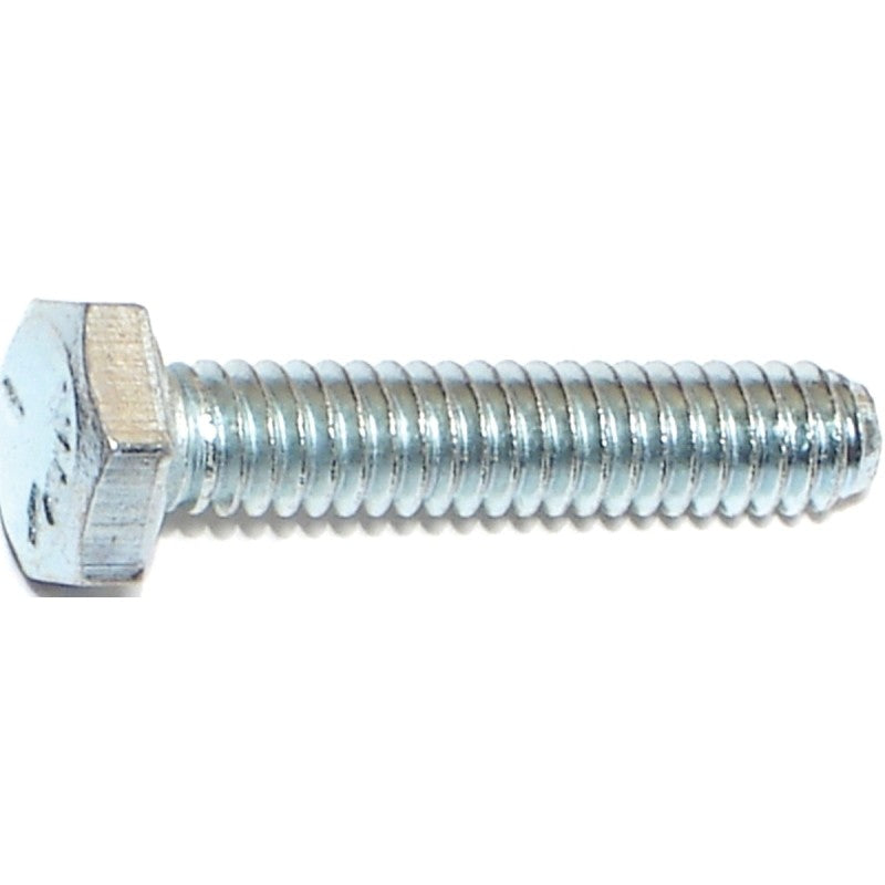 Midwest Fastener 00255 Cap Screw, 1/4-20 in Thread, 1-1/4 in L, Coarse Thread, Hex Drive, Zinc, Zinc, 100 PK