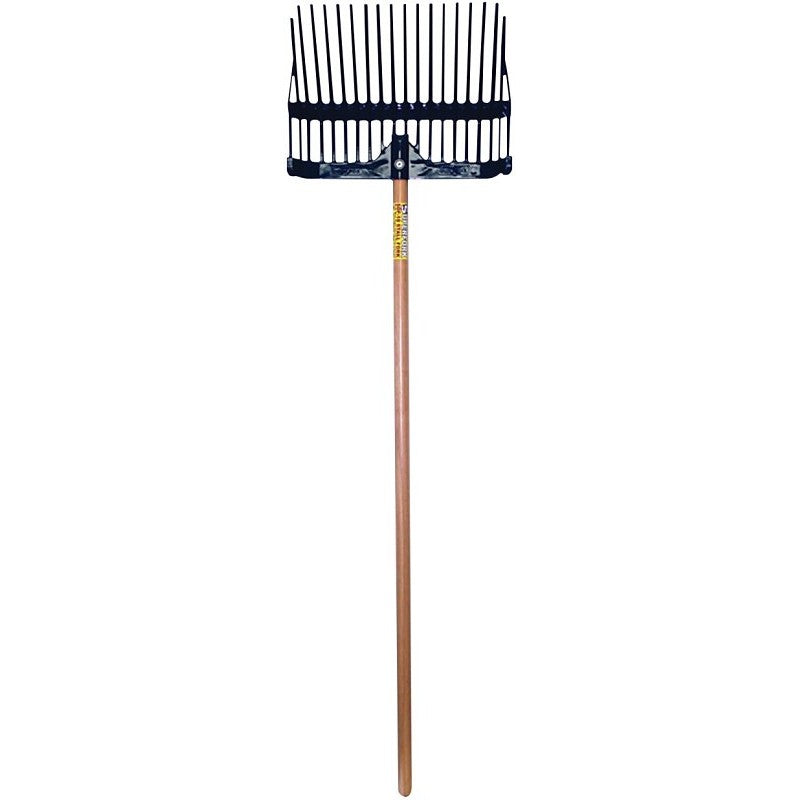 Fortex-Fortiflex 1308181 Stall Fork, Plastic Tine, Polycarbonate Handle, Black (Pack of 3)