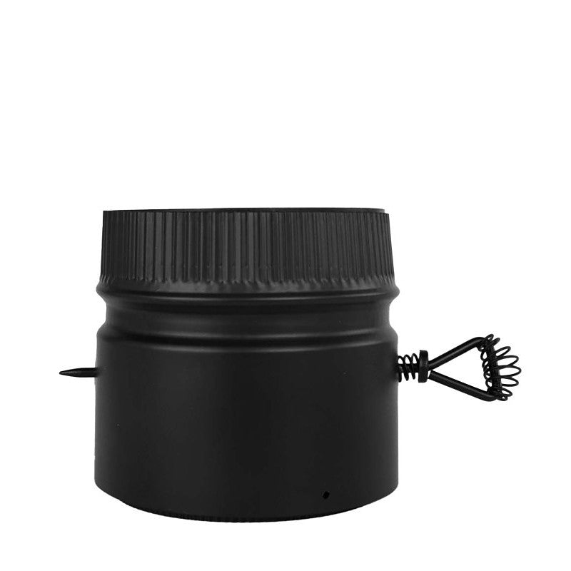 STOVE DAMPER KIT BLACK 6IN