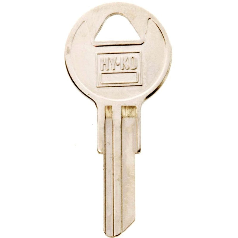 Hy-Ko 11010SL1 Key Blank, Brass, Nickel, For: Slaymaker Cabinet, House Locks and Padlocks (Pack of 10)