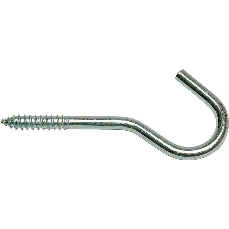 National Hardware 2040BC N220-491 Ceiling Hook, 75 lb Working Load, #2, Steel, Zinc (Pack of 20)